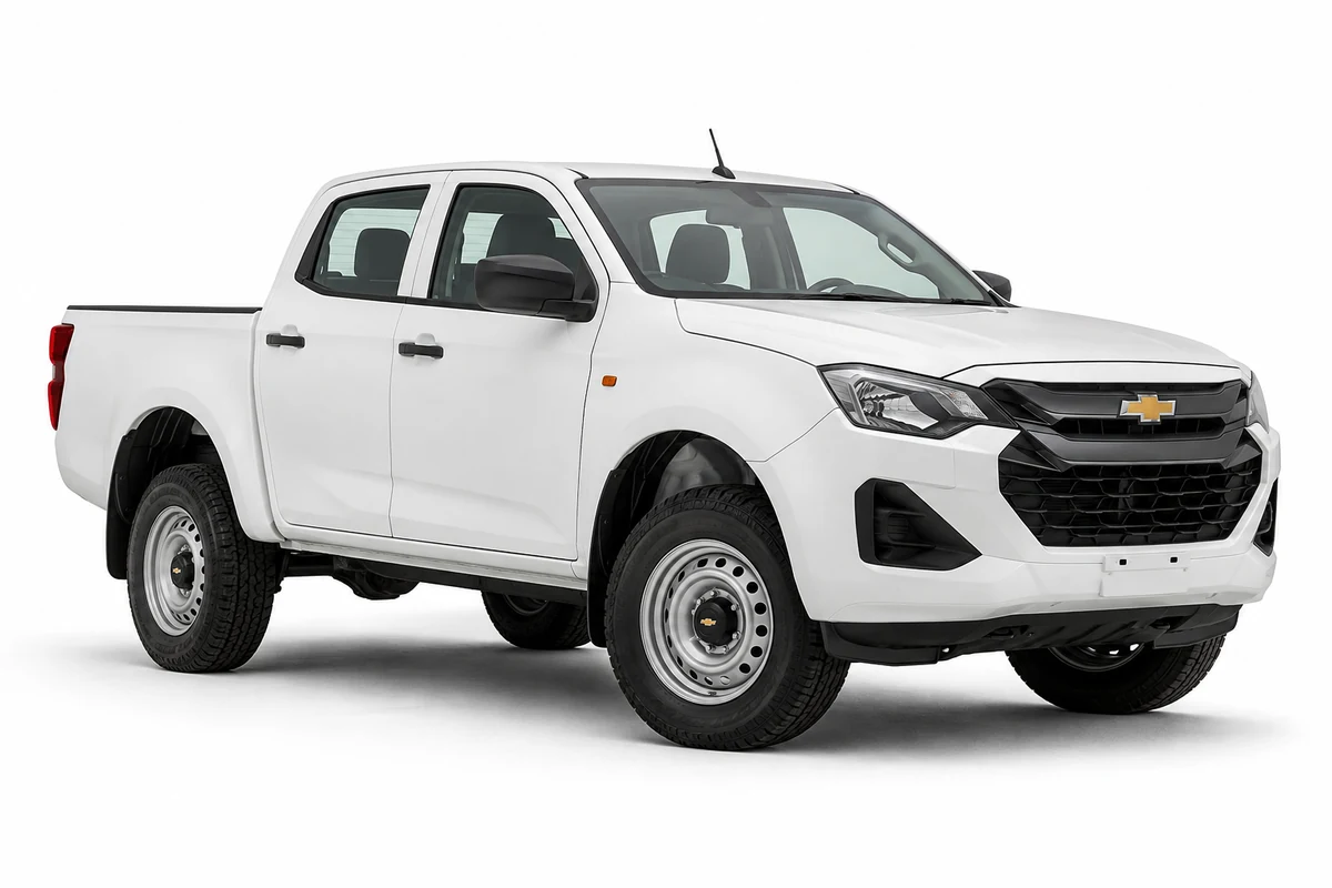 Chevrolet D-MAX 4x2 blanca para alquiler en Guayaquil