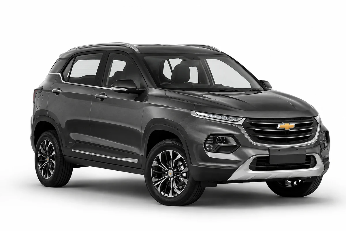Chevrolet Groove gris iridio metálico para alquiler en Guayaquil