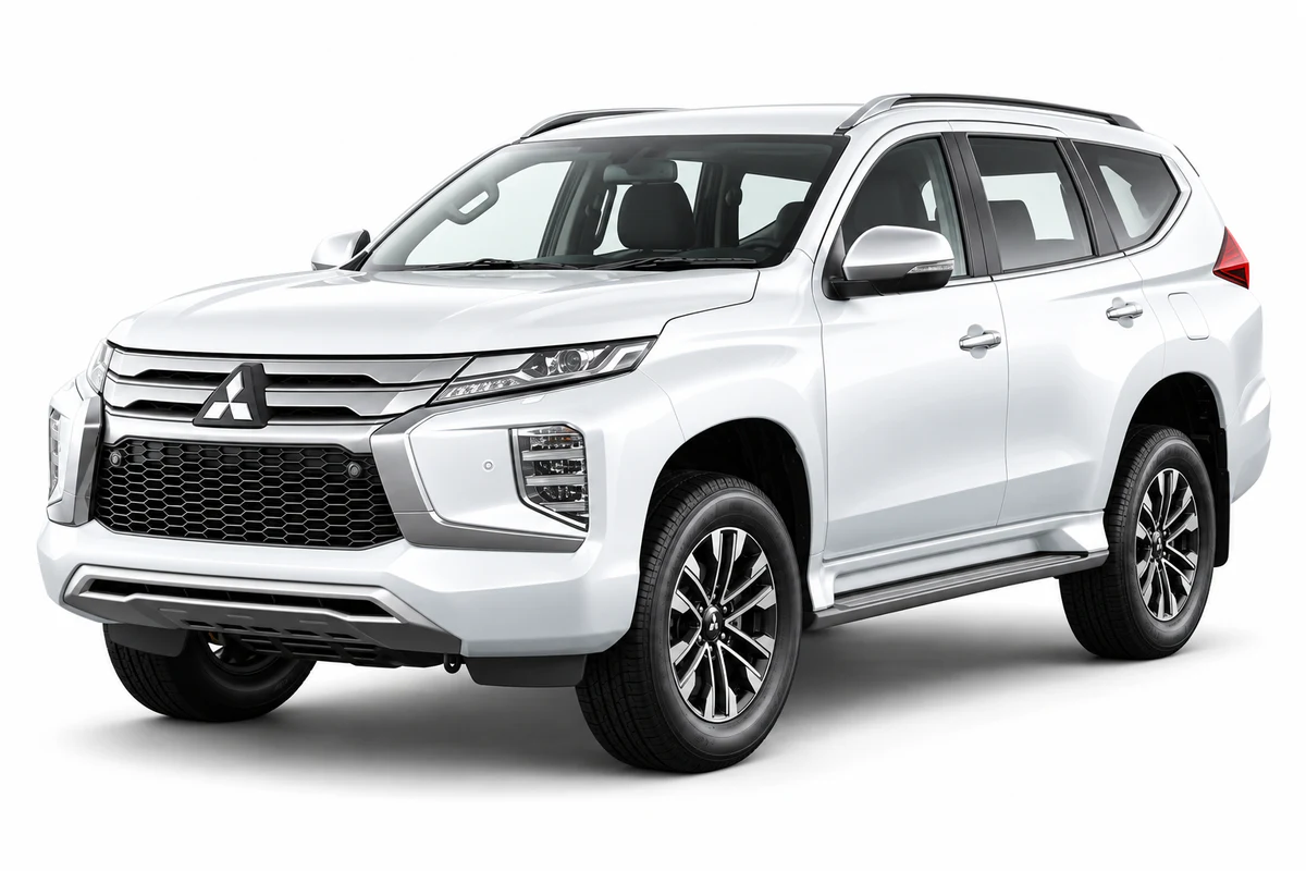 Mitsubishi Montero blanca para alquiler en Guayaquil